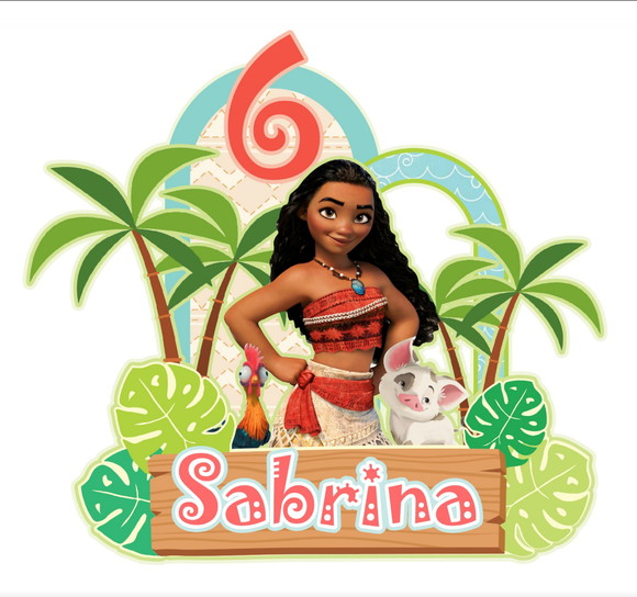 Arquivo de Corte Topo de Bolo Moana