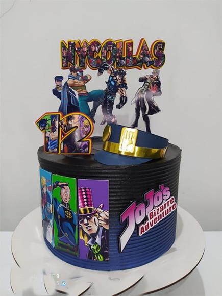 Arquivo de Corte Topo de Bolo Jojo's