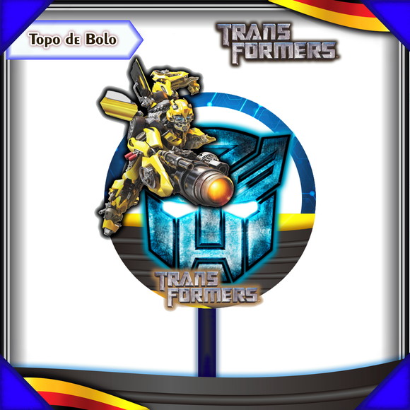 Arquivo de Corte Topo de Bolo Transformers