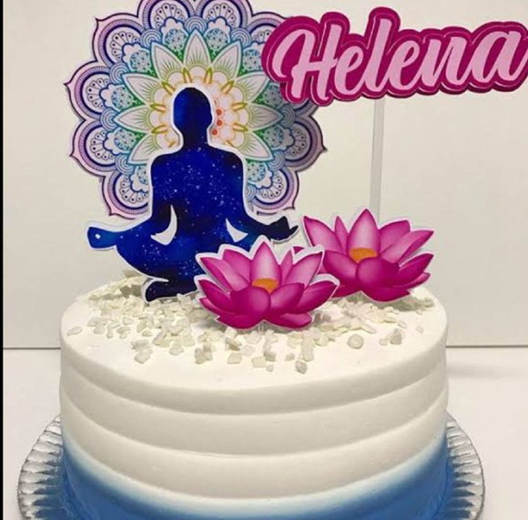 Arquivo de Corte Topo de Bolo Meditação