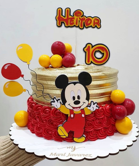 Arquivo de Corte Topo de Bolo Mickey