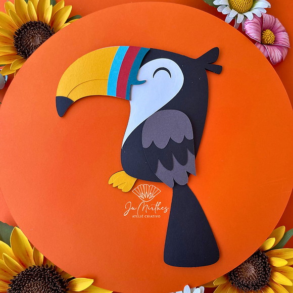 Arquivo de Corte Topo de Bolo Tucano