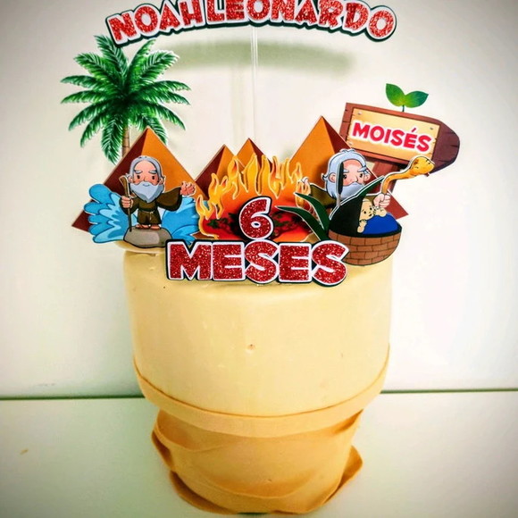 Arquivo de Corte Topo de Bolo Moisés