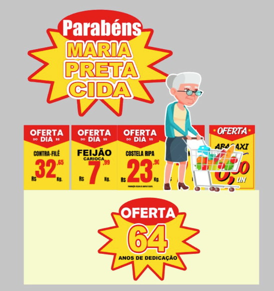 Arquivo de Corte Topo de Bolo Supermercado