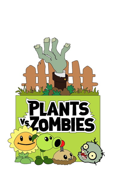 Arquivo de Corte Topo de Bolo Plantas x Zombies