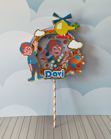 Arquivo de Corte Topo de Bolo Blippi