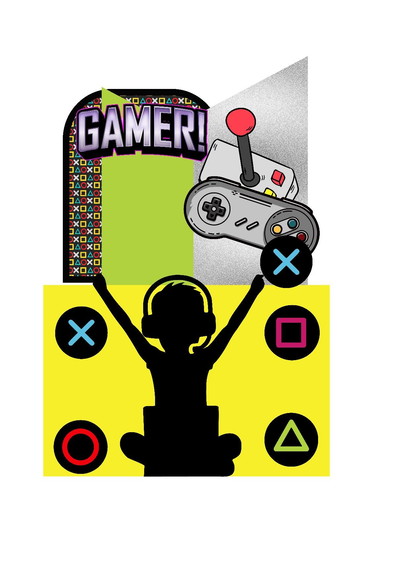 Arquivo de Corte Topo de Bolo Video Game