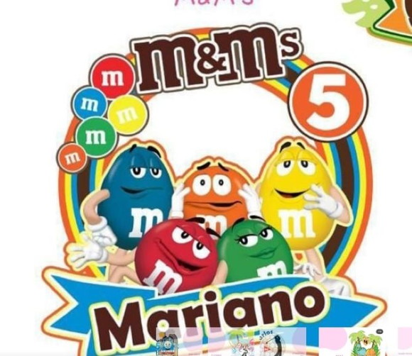 Arquivo de Corte Topo de Bolo M&m