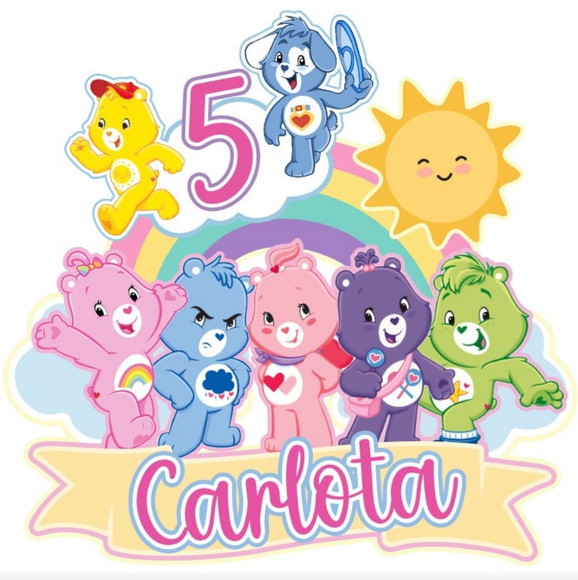Arquivo de Corte Topo de Bolo Ursinhos Carinhosos