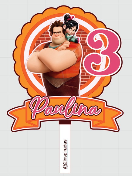 Arquivo de Corte Topo de Bolo Detona Ralph