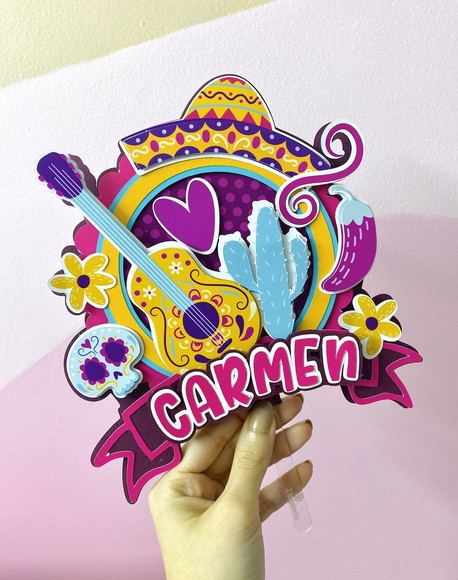 Arquivo de Corte Topo de Bolo México