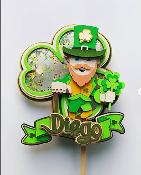 Arquivo de Corte Topo de Bolo San Patricio