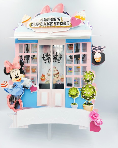 Arquivo de Corte Topo de Bolo Minnie Confeiteira