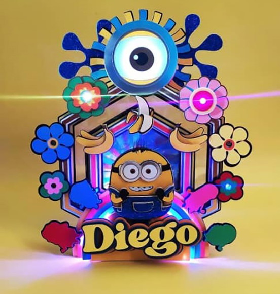 Arquivo de Corte Topo de Bolo Minions