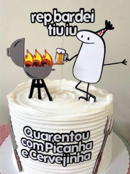 Arquivo de Corte Topo de Bolo Flork