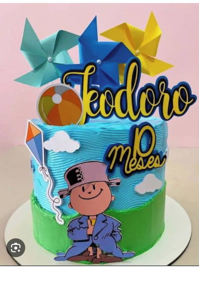 Arquivo de Corte Topo de Bolo Menino Maluquinho