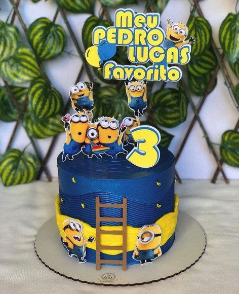 Arquivo de Corte Topo de Bolo Minions