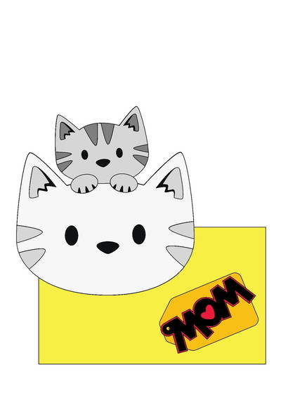 Arquivo de Corte Topo de Bolo Gatinho