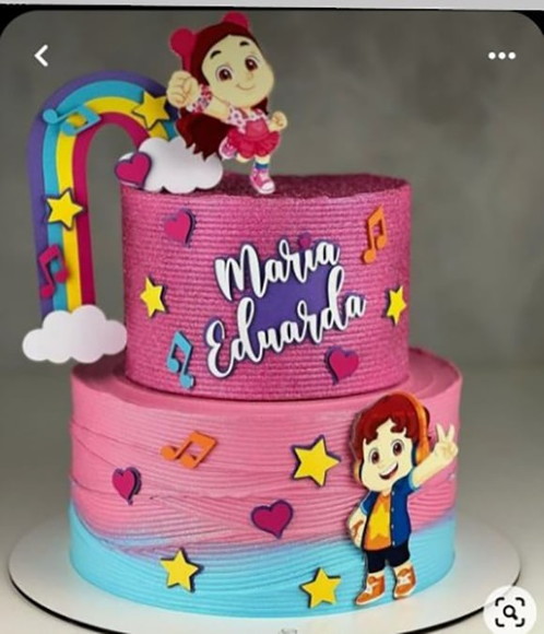 Arquivo de Corte Topo de Bolo Maria Clara e Jp