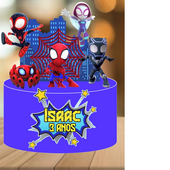 Arquivo de Corte Topo de Bolo Spidey
