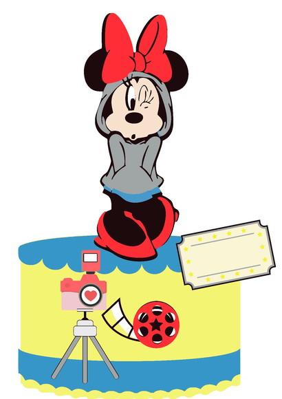 Arquivo de Corte Topo de Bolo Minnie