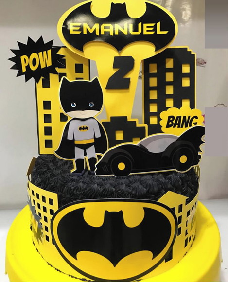 Arquivo de Corte Topo de Bolo Batman