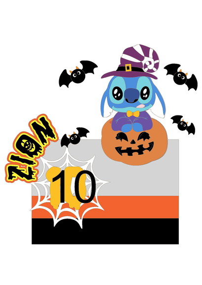 Arquivo de Corte Topo de Bolo Halloween