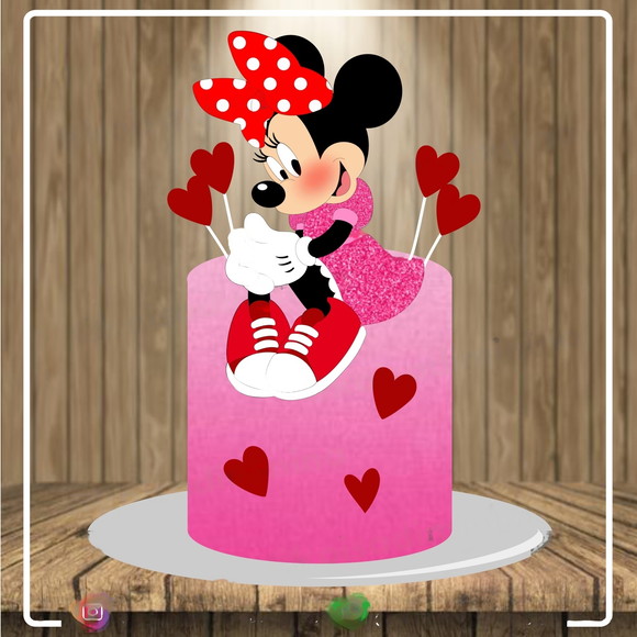 Arquivo de Corte Topo de Bolo Minnie