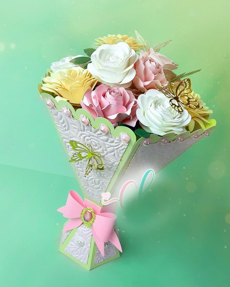 Arquivo de Corte Buquê de Flores