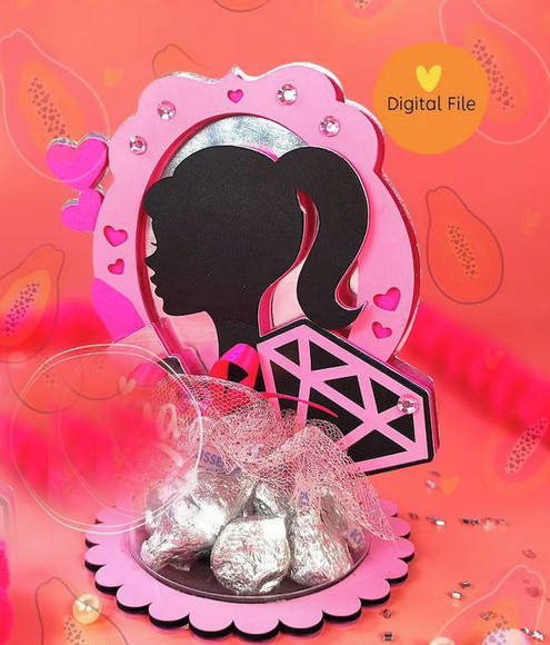 Arquivo de Corte Barbie Bombom