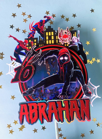 Arquivo de Corte Topo de Bolo Homem Aranha