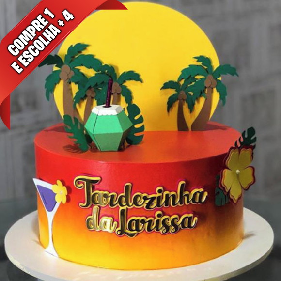 Arquivo de Corte Topo de Bolo Tardezinha