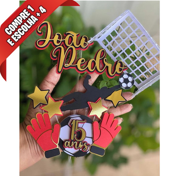 Arquivo de Corte Topo de Bolo Futebol
