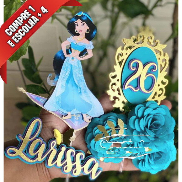 Arquivo de Corte Topo de Bolo Jasmine