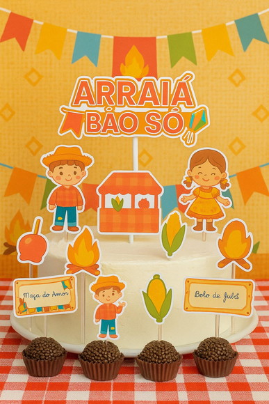 Kit Festa para Festa Junina - Placas para Comidas Juninas