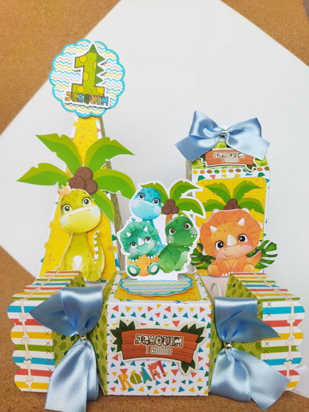 Kit Festa Dinossauro 30 Itens Lembrancinhas