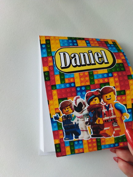 Lembrança Personalizada Bloquinho Lego - Imagem 3