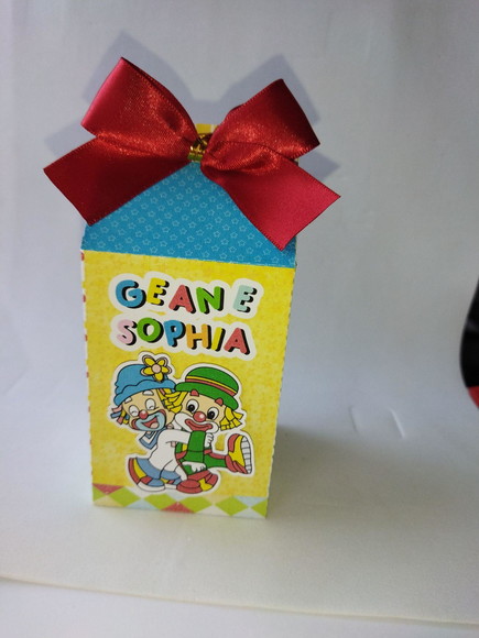 Caixa Milk Palhaço Patati Patatá Lembrancinha