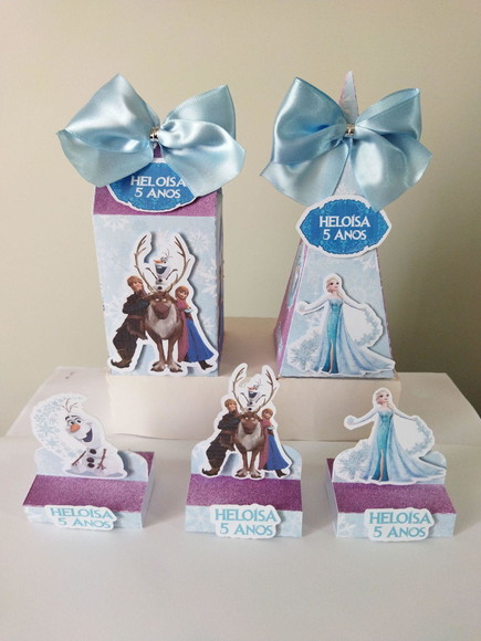 Kit Festa 45 Itens Frozen Lembrancinha