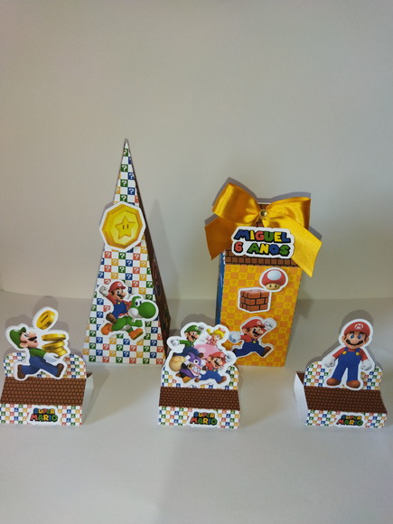 Kit festa SUPER MARIO 30 itens