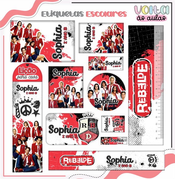 Arquivo Digital Etiqueta Escolar Rbd