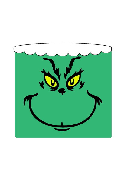 Topo de Bolo Grinch