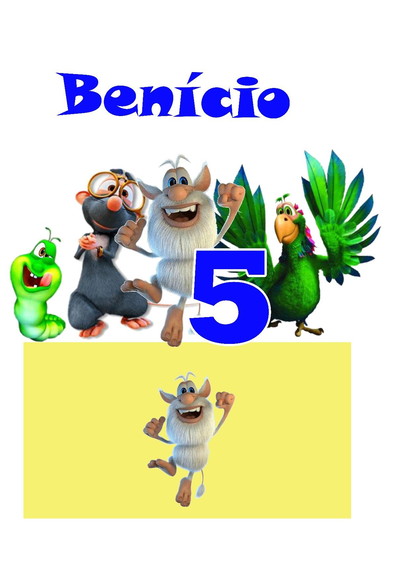 Topo de Bolo Baabo