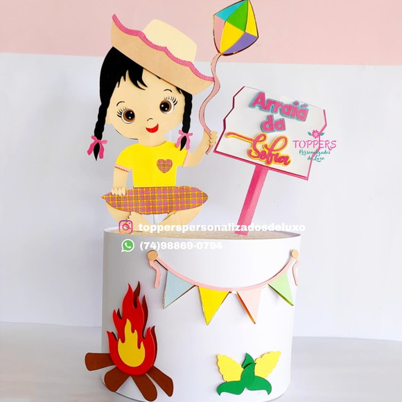 Topo de Bolo Festa Junina