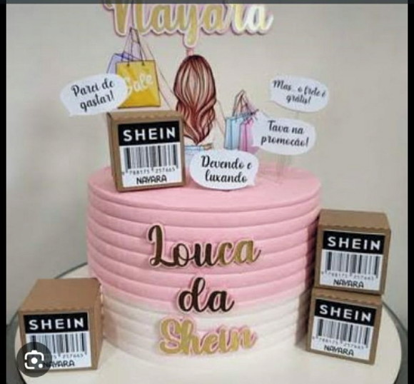 Topo de Bolo Shein