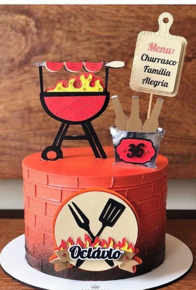 Topo de Bolo Churrasco