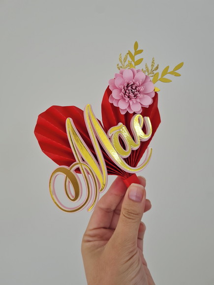 Topo de Bolo Dia das Mães