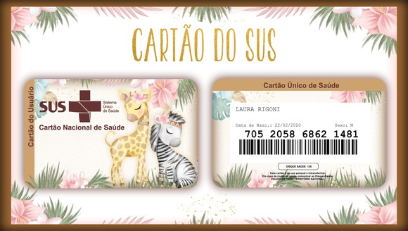 Cartão Sus Safari Boho