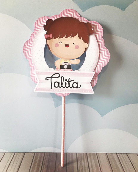 Topo de Bolo Blogueira