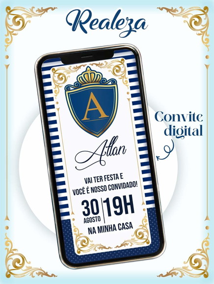 Convite Digital Realeza